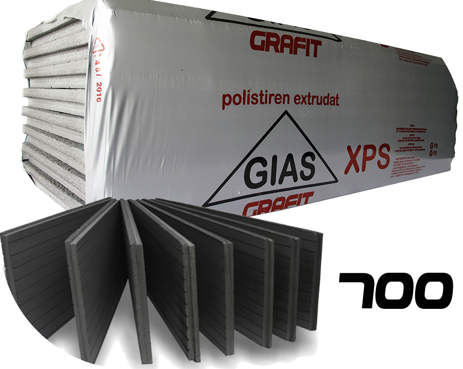 Polistiren Extrudat GIAS Grafit XPS 700